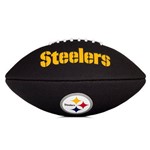 Bola de Futebol Americano Wilson Nfl Team Logo Jr Pittsburgh Steelers - Edition Black