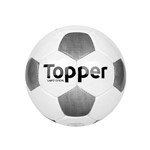 Bola de Futebol de Campo - Extreme 4 - Costurado - Branco/preto- Topper
