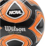 Bola de Futebol Ncaa Wilson Preta e Laranja - Tamanho 5