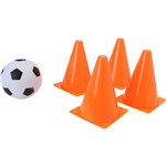 Bola de Futebol Pequena com Cones Brink+