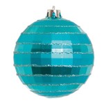Bola de Natal P/pendurar Árvore de Natal Espelhada Azul