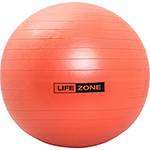 Bola de Pilates Laranja 65cm com Bomba - Life Zone
