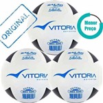 Bola Futsal Vitória Oficial Vulcanizada Brx 500 - 3 Unidades