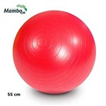 Bola para Exercícios Gym Ball 55 Cm Vermelha Mambo Max