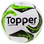 Bola para Futebol Futsal Topper - 1172 Branco/verde