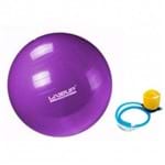 Bola Suica para Pilates 55cm Roxa - Liveup + Bomba Simples