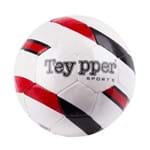 Bola Teypper Futebol Suiço Branco/Preto/Vermelho Bola