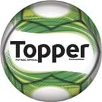 Bola Topper Champion Futsal Branco/Verde - U