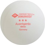 Bolas para Tênis de Mesa Donic Avantgarde 3 Branca com 6 Bolas
