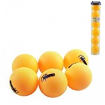 Bolinhas de Ping Pong Bolas Tênis de Mesa com 6 no Tubo