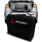 Bolsa Automotiva Porta Malas Multiuso com Velcro Fixador Mitsubishi Preto