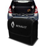Bolsa Automotiva Porta Malas Multiuso com Velcro Fixador Renault Preto