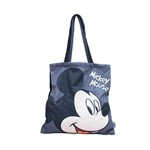 Bolsa Cinza Mickey 36x36cm - Disney
