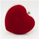 Bolsa Clutch Coração Vermelha