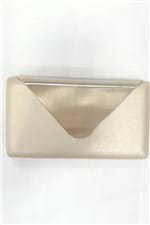 Bolsa Clutch Dourada Envelope