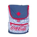 Bolsa Coca-Cola de Costas Lace Azul T Un