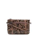 Bolsa Feminina Mini Bag New - Couro Python Avelã UN