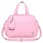 Bolsa Maternidade para Bebê Luiza M Petit Premium Rosa - Classic For Baby Bags