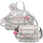 Bolsa para Bebe Everyday + Frasqueira Térmica Emy Candy Colors Pink - Masterbag