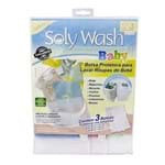 Bolsa Protetora Soly Wash para Lavar Roupas de Bebê com 3 Unidades