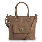 Bolsa Tote Bag Be Fancy Snoopy Sp6801 Taupe