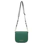 Bolsa Transversal Smartbag Couro Verde/Off White - 77026.20