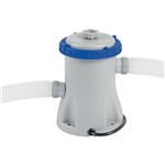 Bomba Filtro 110v para Piscina Limpeza de Água + Conexões