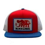 Boné Black Label Trucker Classic Red/Blue