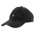 Boné Diamond Aba Curva Dad Hat Micro Brilliant Black