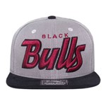 Boné Snapback Black Bulls Cinza