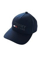 Boné Tommy Jeans Logo Azul Único