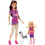 Boneca Barbie Family Dupla Irmãs Safari Skipper e Chelsea