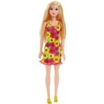Boneca Barbie Fashion And Beauty - Vestido Amarelo e Rosa MATTEL
