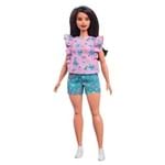 Boneca Barbie Fashionista - Blusa Floral - Mattel