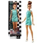Boneca Barbie Fashionistas 50 Morena Vestido Verde - Mattel