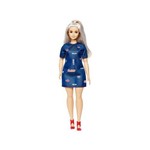 Boneca Barbie Fashionistas 63 Platinum Pop – Curvy FBR37 - Mattel