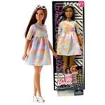 Boneca Barbie Fashionistas Morena Plus Size Doll 77 - Mattel