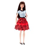 Boneca Barbie Fashionistas Ruby Red Floral Dgy54 - Mattel