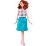 Boneca Barbie Fashionistas Terrific Teal Ruiva Tell - Mattel