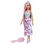 Boneca Barbie Penteados Mágicos FXR94 Mattel Rosa