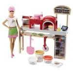 Boneca Barbie Pizzaiola FHR09 Mattel Colorido