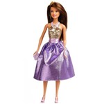 Boneca Barbie Princesa Moderna - Barbie Vestido Lilás - Mattel