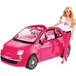 Boneca Barbie Real - Barbie e FIAT 500 Y6857 - Mattel
