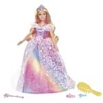 Boneca Barbie Vestido Brilhante GFR45 Mattel Rosa
