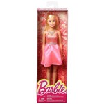 Boneca Barbie Vestido Rosa Mattel - T7580/Drn76