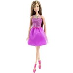 Boneca Barbie Vestido Roxo - Mattel T7580