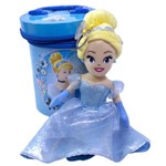 Boneca Chaveiro Cinderela 23cm na Lata Princesas - Disney