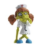 Boneca Colecionável Zombiezz Dtc Nurse Moulder com Borracha Macia