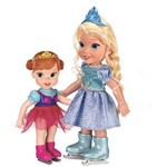 Boneca Elsa 6 e Anna 4brincam na Neve Sunny