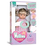 Boneca Mellina Dodoi com Cabelo 191 Super Toys